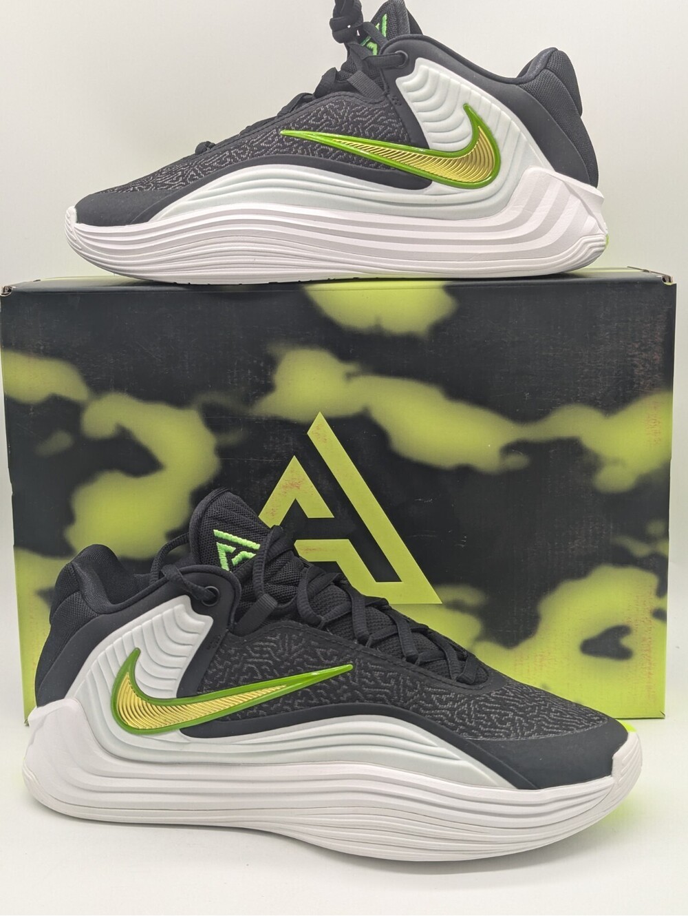 Nike Black White Volt Men's Training Sneakers